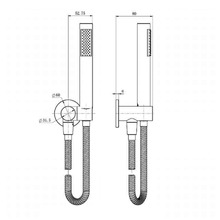Avalon Hand-held Shower on Bracket